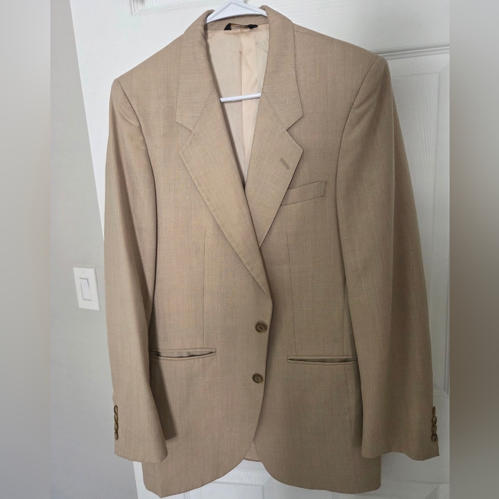 Men's Tan Blazer 42s-42R